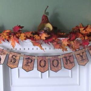 Spooky Victorian Halloween Banner