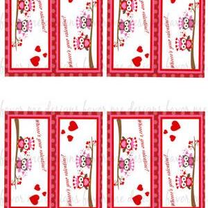 Diy Printable Valentine Treat Bag Topper Featuring..
