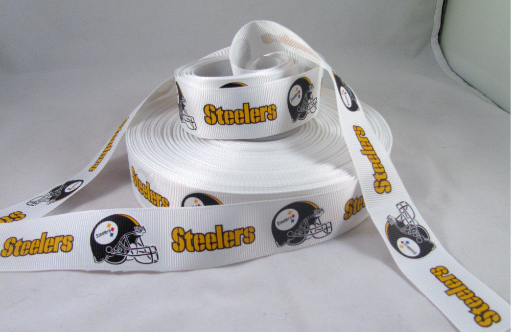 Pittsburgh Steelers Ribbon - 1 Yard, 1" Ribbon